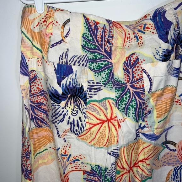 ANTHROPOLOGIE MAUVE The Colette Cropped Wide-Leg Pants Sarah Gordon Edition - Picture 15 of 15